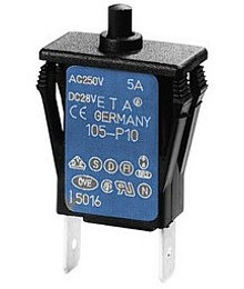 E-T-A Schutzschalter 105-P10-8,0A, thermischer &Uuml;berstromschutzschalter