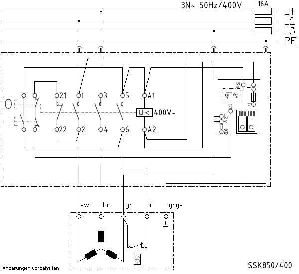 SSK850-400 schaltplan - 