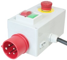 Motorschutzschalter 400V 3-phasig Mit Not-Aus - CEE-Stecker & 80cm Kabel