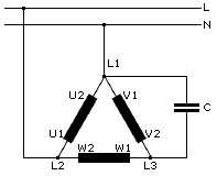 Schema Steinmetzschaltung